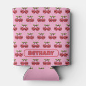 Kawaii Cherry - Niedliches Lächeln Frucht Individu Dosenkühler (Rückseite)