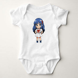 Kawaii Chibi Character Bodysuit Baby Strampler