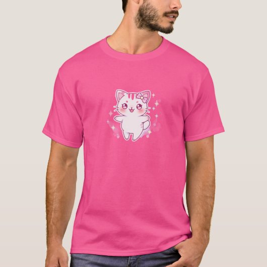 Kawaii Chibi Character T-Shirt (Vorderseite)