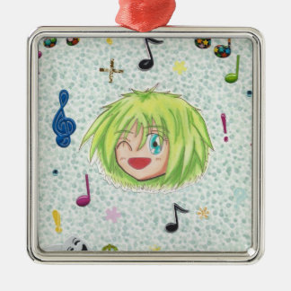 Kawaii Chibi Comic Izumi Verzierung Silbernes Ornament