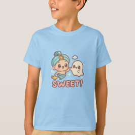 Kawaii Chibi Genie & Ghost High-Five T-Shirt
