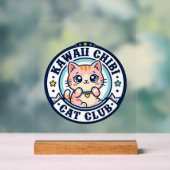 Kawaii Chibi Katze Katzenmutter Geschenkidee - Kaw Acrylschild (Neutral)