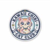 Kawaii Chibi Katze Katzenmutter Geschenkidee - Kaw Aufkleber (Vorderseite)