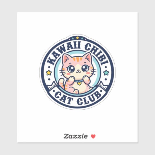 Kawaii Chibi Katze Katzenmutter Geschenkidee - Kaw Aufkleber (Blatt)