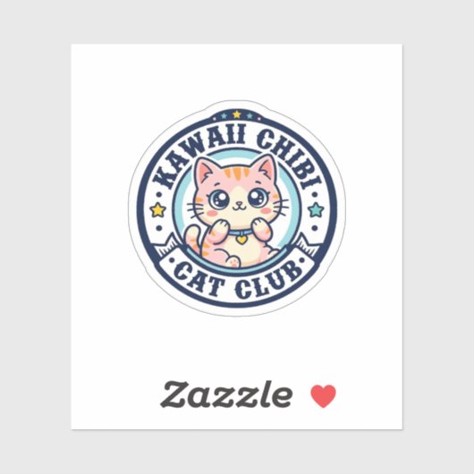 Kawaii Chibi Katze Katzenmutter Geschenkidee - Kaw Aufkleber (Blatt)