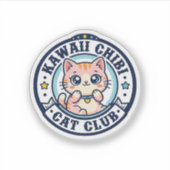 Kawaii Chibi Katze Katzenmutter Geschenkidee - Kaw Aufkleber (Vorderseite)