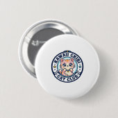Kawaii Chibi Katze Katzenmutter Geschenkidee - Kaw Button (Vorne & Hinten)