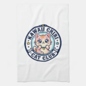 Kawaii Chibi Katze Katzenmutter Geschenkidee - Kaw Geschirrtuch (Vertikal)