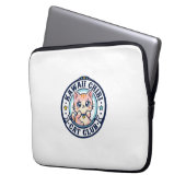 Kawaii Chibi Katze Katzenmutter Geschenkidee - Kaw Laptopschutzhülle (Vorderseite Links)