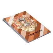 Kawaii Chibi Koala Adventure Spiral Not Notizblock (Rechte Seite)