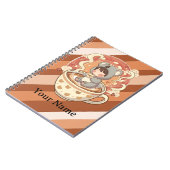 Kawaii Chibi Koala Adventure Spiral Not Notizblock (Linke Seite)