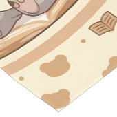 Kawaii Chibi Koala Adventure Table Runner Kurzer Tischläufer (Ecke)
