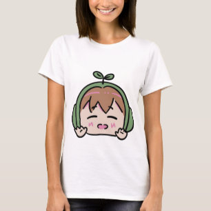 Kawaii Chibi Leaf Leiter Niedliches Gesicht Tote B T-Shirt
