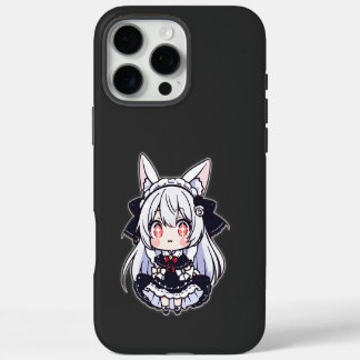 Kawaii Chibi Neko Gothic Lolita iPhone 16 Pro Max Hülle