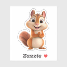 Kawaii Chibi Niedlich Cartoon Chipmunk