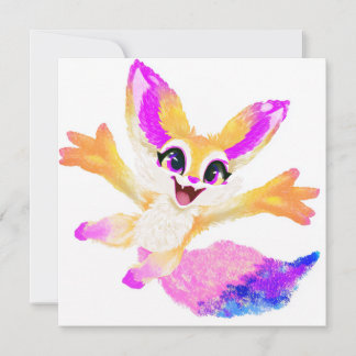 Kawaii Chibi Party Mascot Einladung