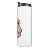 Kawaii Chibi Sloth with Coffee Mug � Cute Sleepy A Thermosbecher (Nach rechts gedreht)