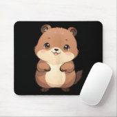 Kawaii Chibi Waldmurmeltier - Panfurware Llc Tank Mousepad (Mit Mouse)