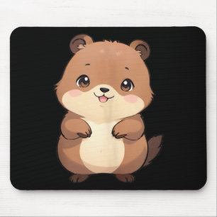 Kawaii Chibi Waldmurmeltier - Panfurware Llc Tank Mousepad