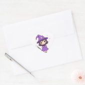 Kawaii Chibi Witch Girl Sticker (Umschlag)