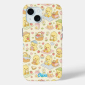 Kawaii Chicken Picnic Pattern Phone Case (Rückseite)