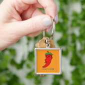 Kawaii Chili Pepper Diva Custom Schlüsselanhänger (Hand)