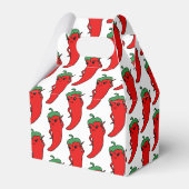 Kawaii Chili-Pfeffer-Zeichenmuster Geschenkschachtel (Rückseite)
