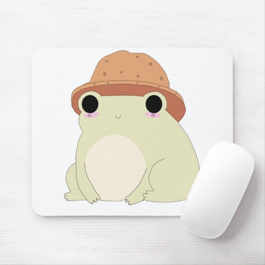Kawaii Chilling Frog-Geschenk Mousepad (Mit Mouse)