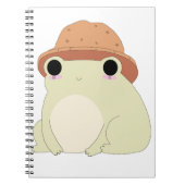 Kawaii Chilling Frog-Geschenk Notizblock (Vorderseite)