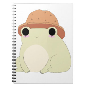 Kawaii Chilling Frog-Geschenk Notizblock