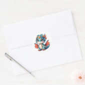Kawaii Chinese Knot Dragon Sticker (Umschlag)