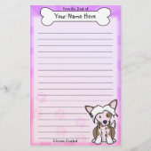 Kawaii chinesisches Briefpapier mit Haube (Vorderseite)