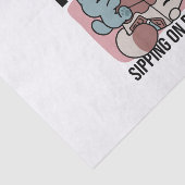 Kawaii Chocolate Milk Cat – Cozy Drink & Cuteness Seidenpapier (Ausschnitt)