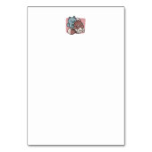 Kawaii Chocolate Milk Cat – Cozy Drink & Cuteness  Tischnummer (Rückseite)