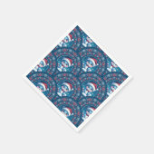 Kawaii Christmas Bear Mandala Deko Scale Decoupage Serviette (Ecke)