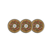 Kawaii Christmas Donut Red Green Sprinkles Iced