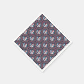 Kawaii Christmas Fox Dot Mandala Deko Fans Paper Serviette (Ecke)