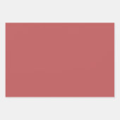 Kawaii Christmas Fox Dot Mandala Ogee Damask Geschenkpapier Set (Vorderseite 2)