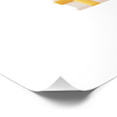 Kawaii Christmas kitten in Santa Hats T-Shirt Poster (Ecke)