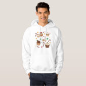 Kawaii Christmas Muffins Hoodie (Vorne ganz)