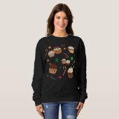 Kawaii Christmas Muffins Sweatshirt (Vorne ganz)