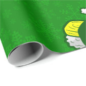 kawaii christmas tamago sushi santa snowflake geschenkpapier (Rolleneckpunkt)