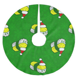 kawaii christmas tamago sushi santa snowflake polyester weihnachtsbaumdecke