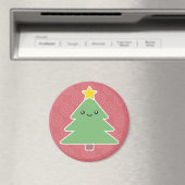 Kawaii Christmas Tree Magnet (In Situ (Geschirrspüler))
