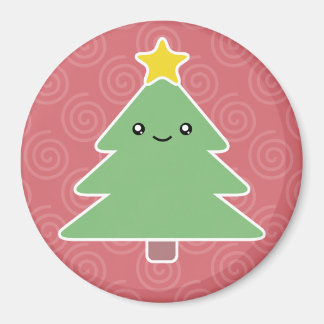 Kawaii Christmas Tree Magnet