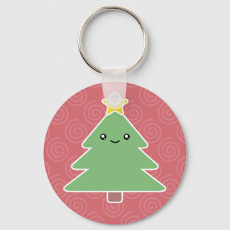 Kawaii Christmas Tree Schlüsselanhänger