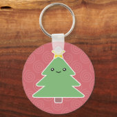 Kawaii Christmas Tree Schlüsselanhänger (Vorderseite)