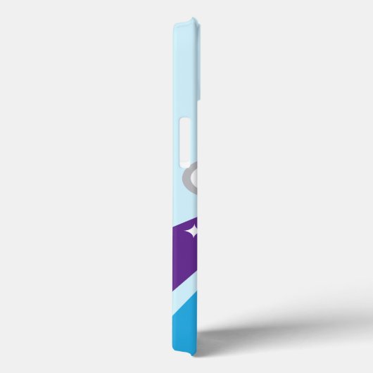 Kawaii Cloud and Rainbow iPad Mini Case (Rückseite / Rechts)