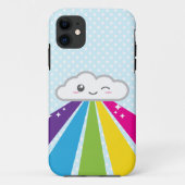 Kawaii Cloud and Rainbow iPhone Case (Rückseite)