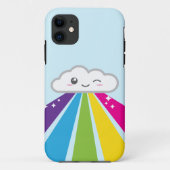 Kawaii Cloud and Rainbow iPhone Case (Rückseite)